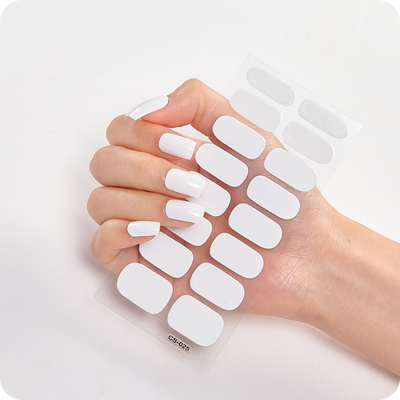 Solid Design Gel Nail Stickers